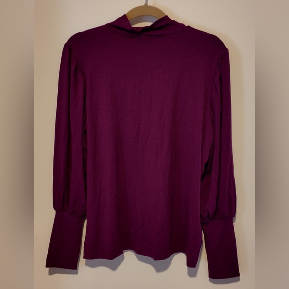 Eloquii Elements Mock Neck Puff Sleeve Blouse – Loose Fit Size 14/16 - Picture 7 of 7